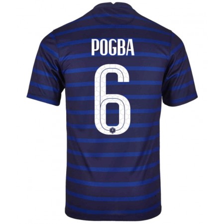 Francia Paul Pogba 6 Maglia Prima EURO 2020 Manica Corta